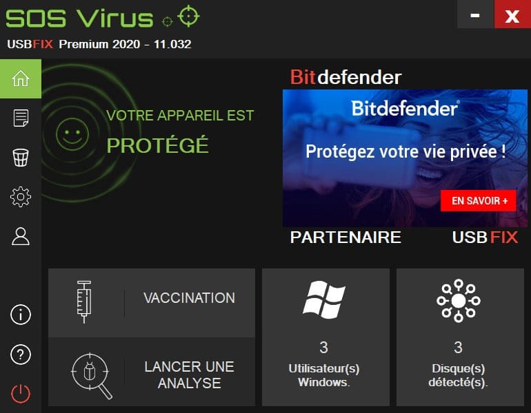 Usbfix pour Windows 10