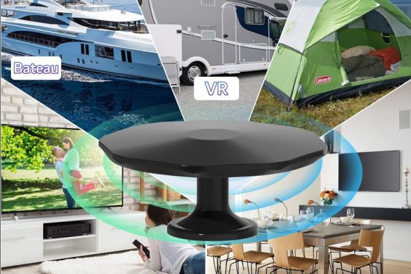 Antenne omnidirectionnelle pour différents lieux d'utilisation.